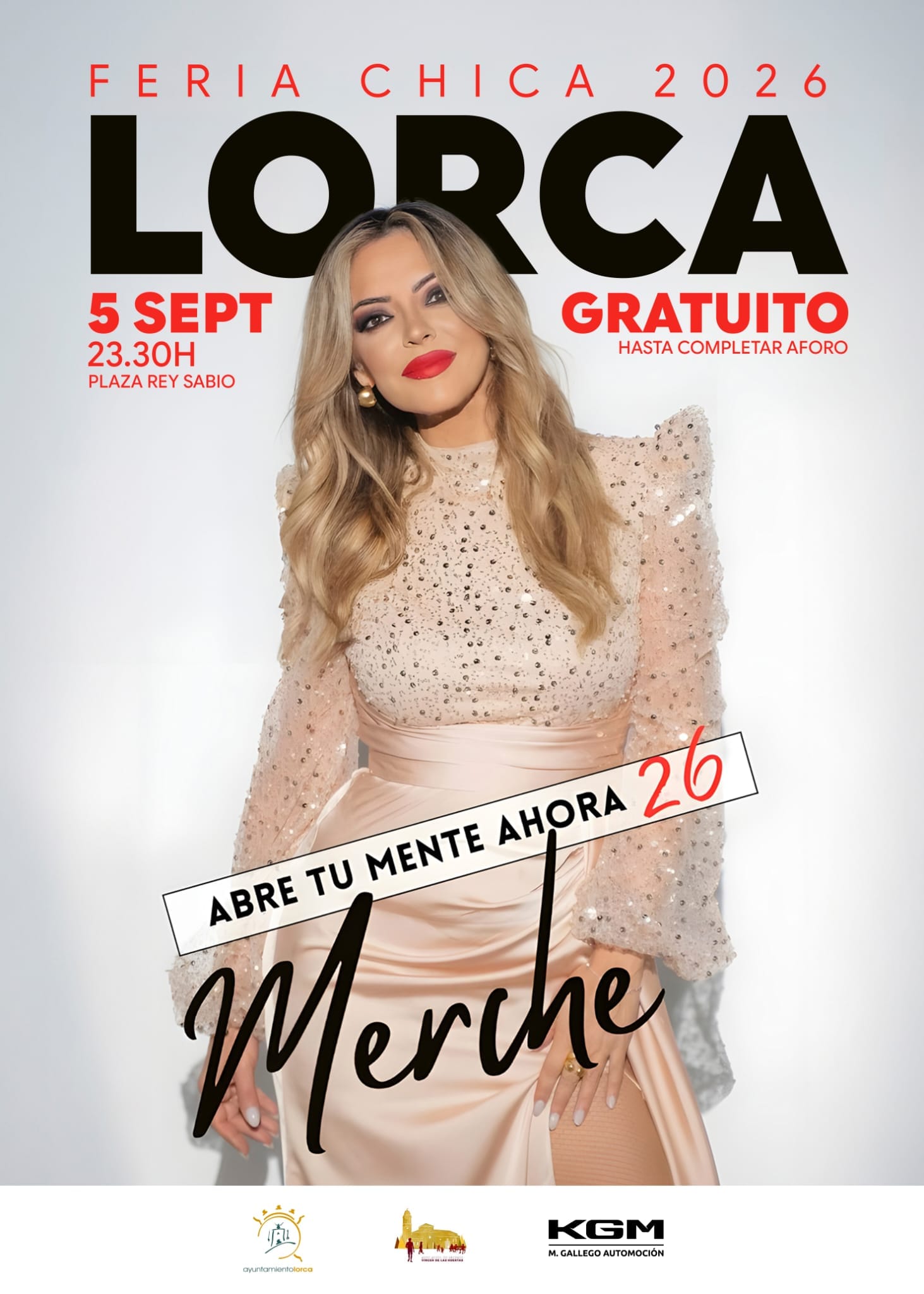 Merche, en concierto - Gira 'Abre tu mente Ahora' 2026