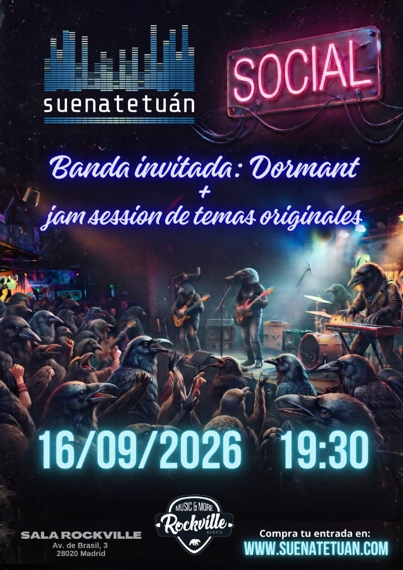 Suena Tetuán Social: concierto + jam session temas originales