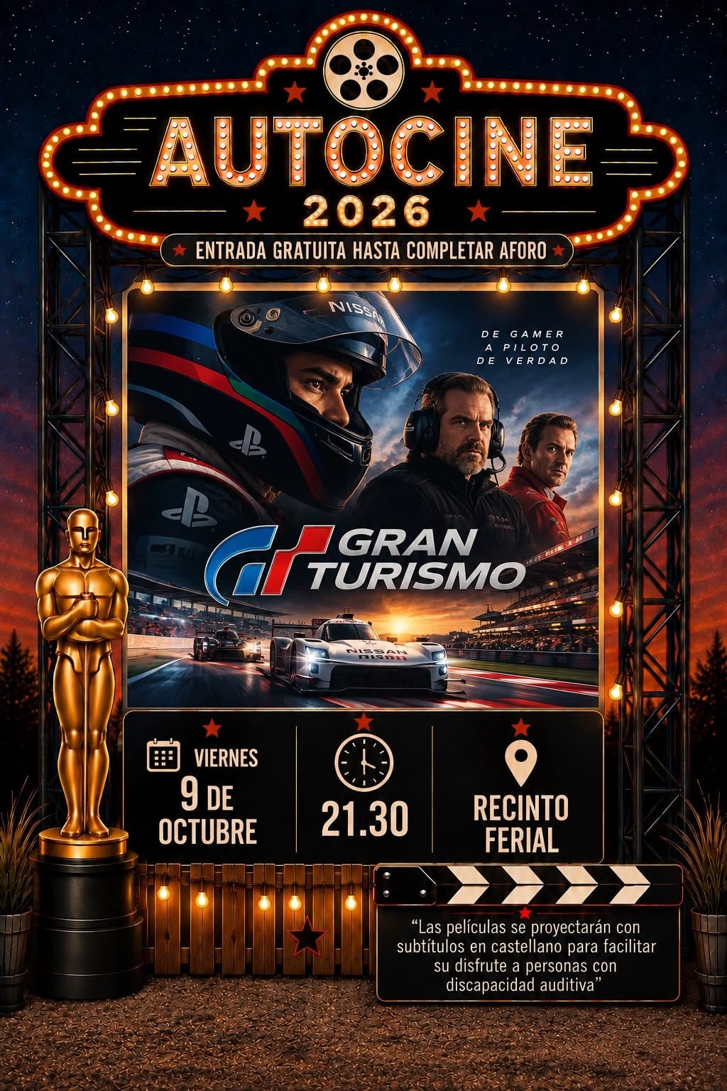 Autocine película 'Gran Turismo'