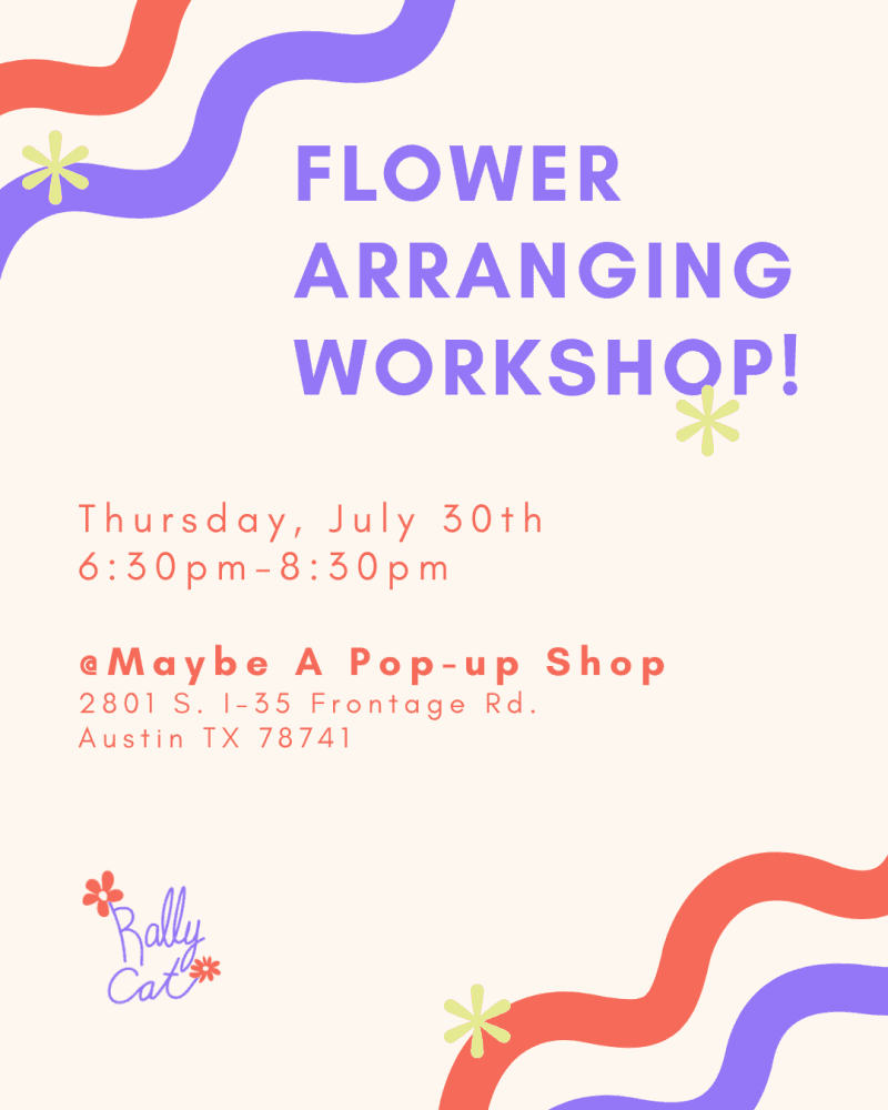 Flower Arranging Workshop