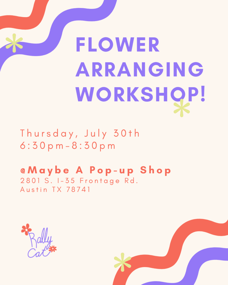 Flower Arranging Workshop