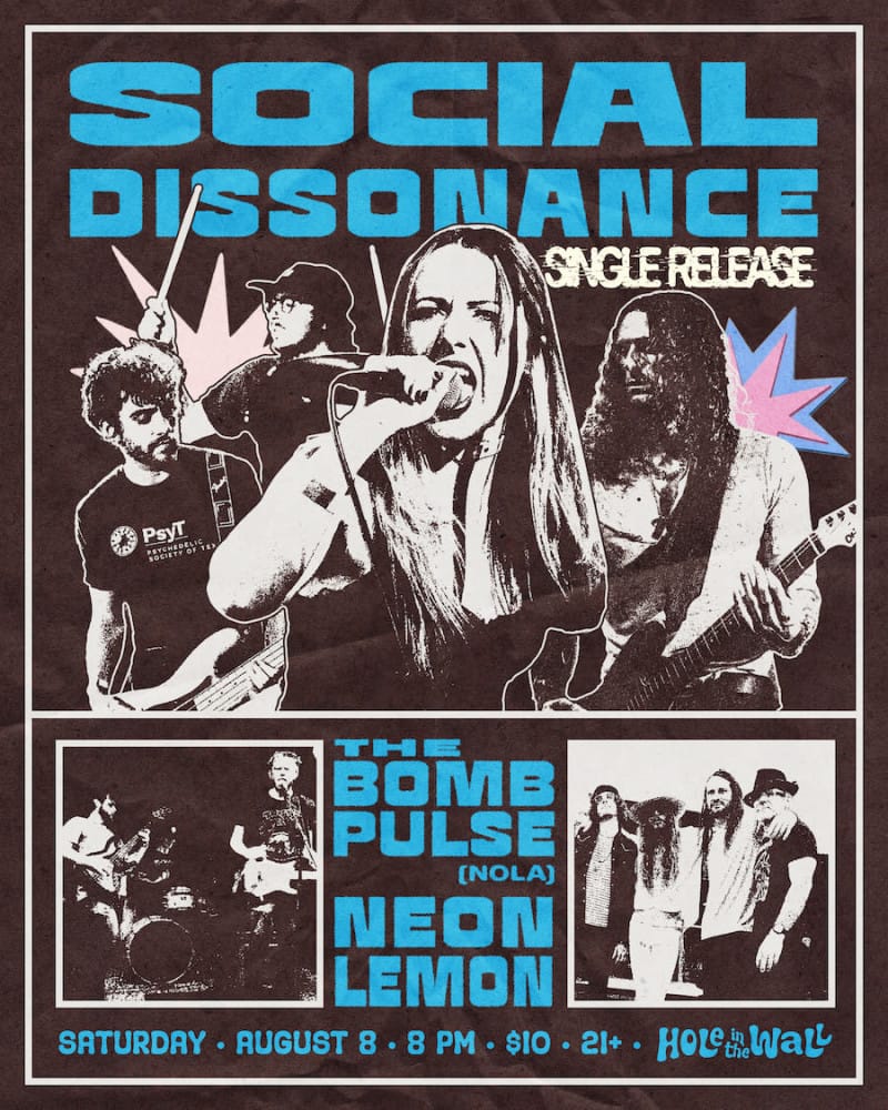 The BOMB Pulse with Social Dissonance & Neon Lemon