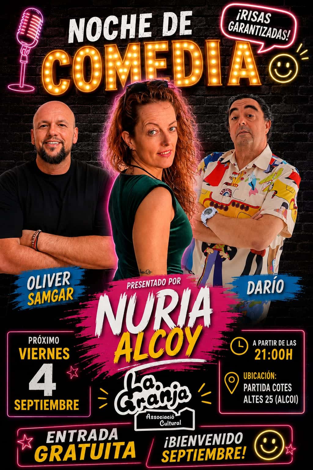 Noche de Comedia con Nuria
