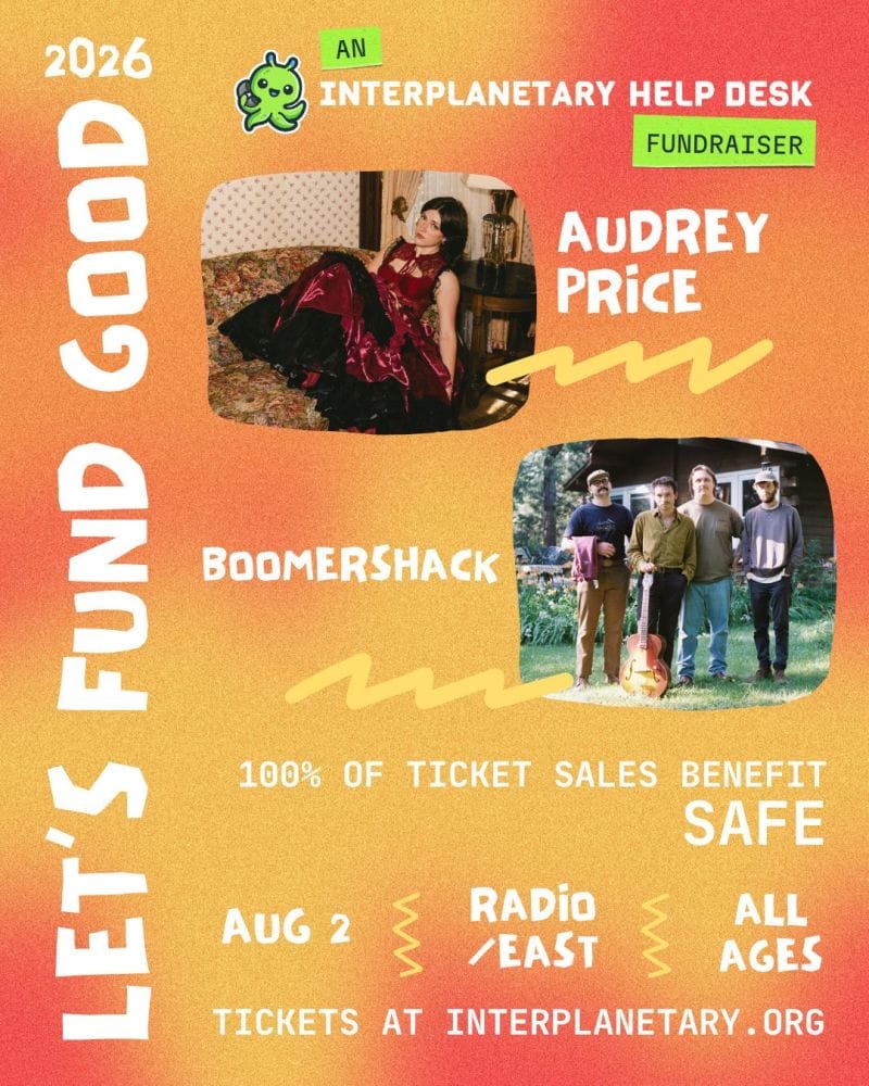 Let's Fund Good: Audrey Price & Boomershack Benefiting The SAFE Alliance