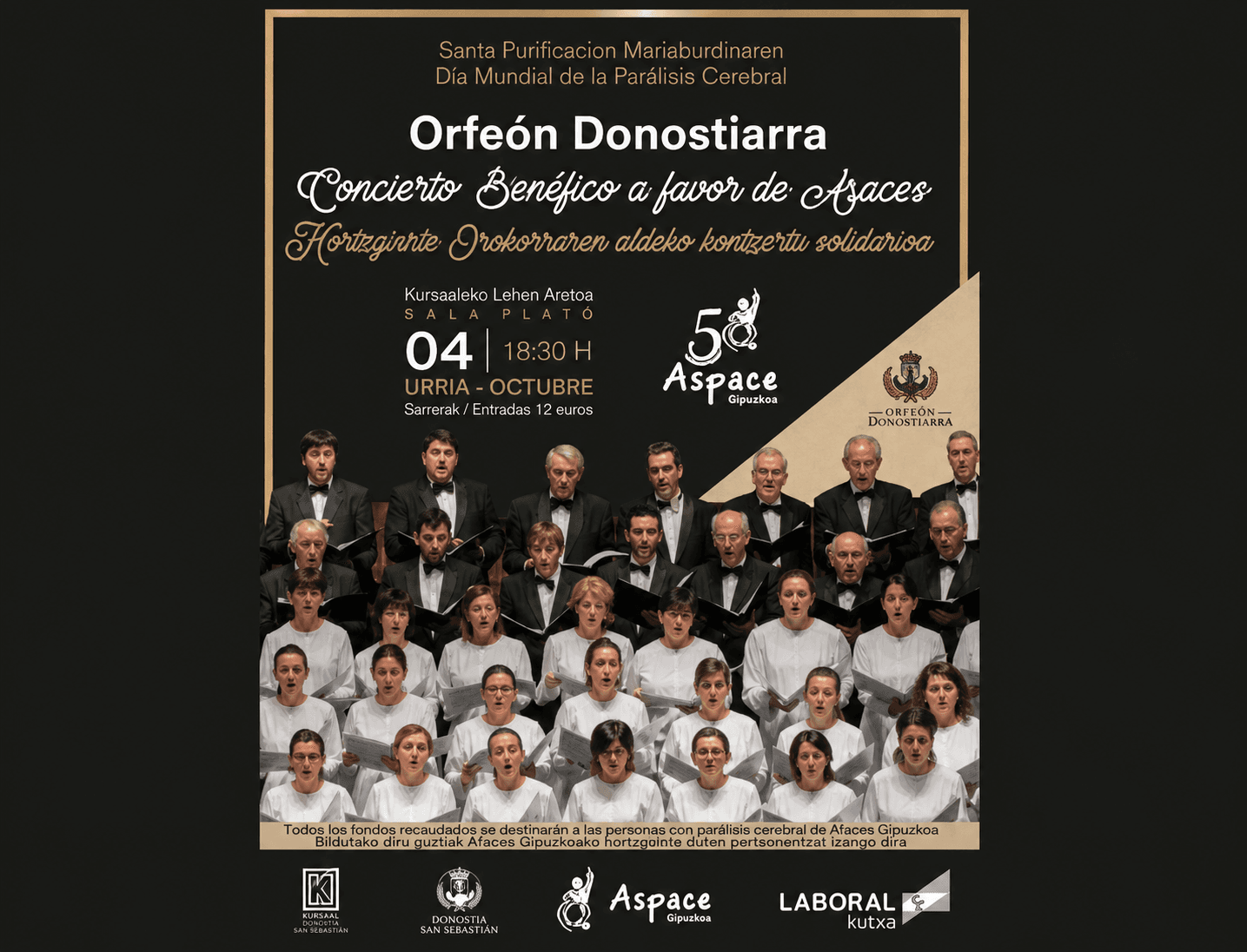 Concierto solidario a favor de Aspace