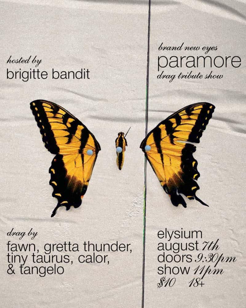 Paramore's Brand New Eyes Drag Show