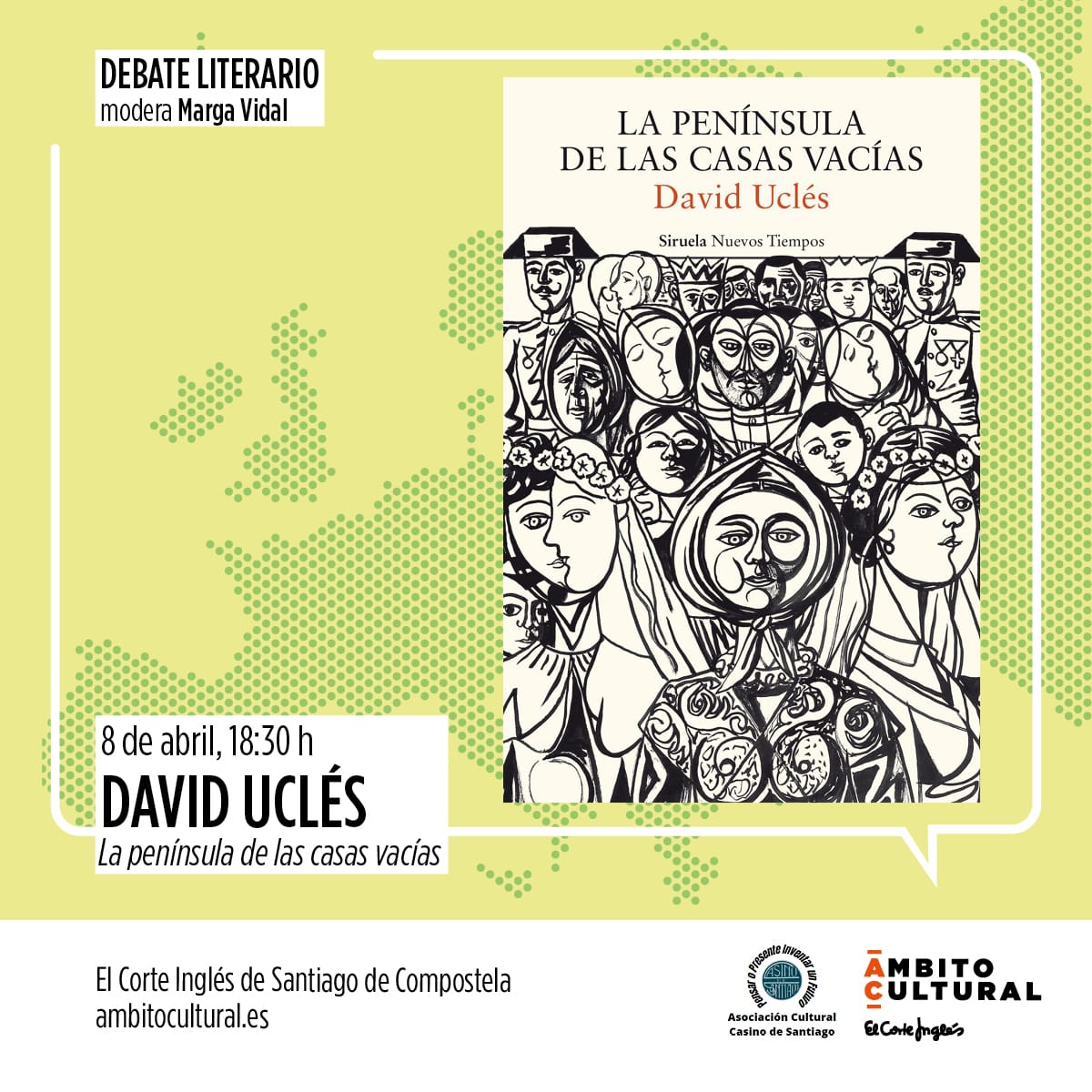 Debate de la XIX edición del Premio Novela Europea Casino de Santiago: La península de las casas vacías