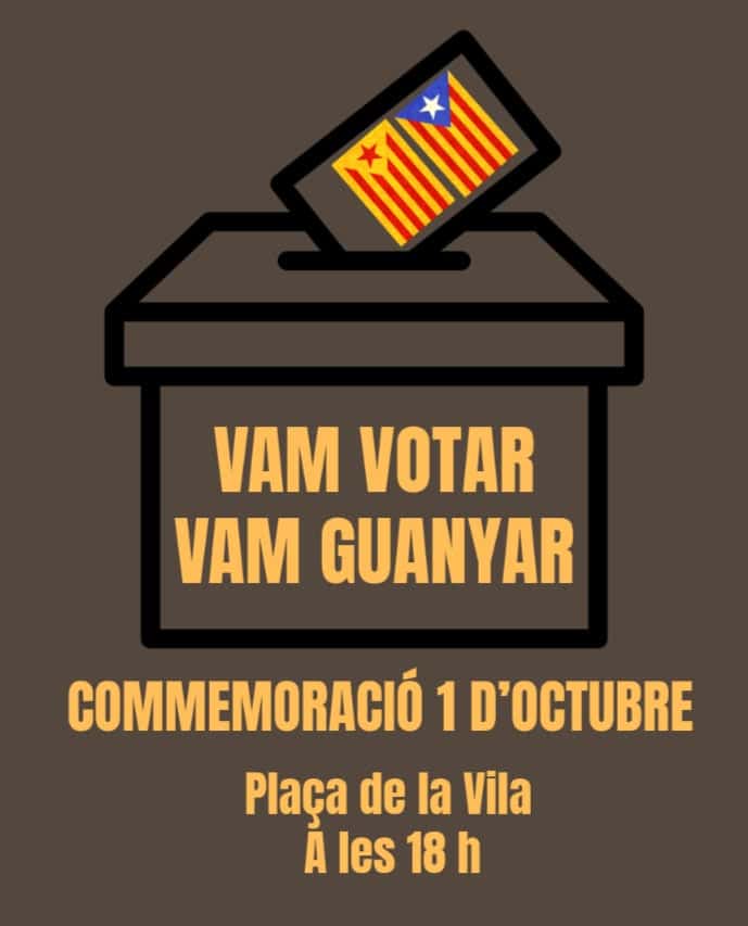 Commemoración del 1 de octubre 2017