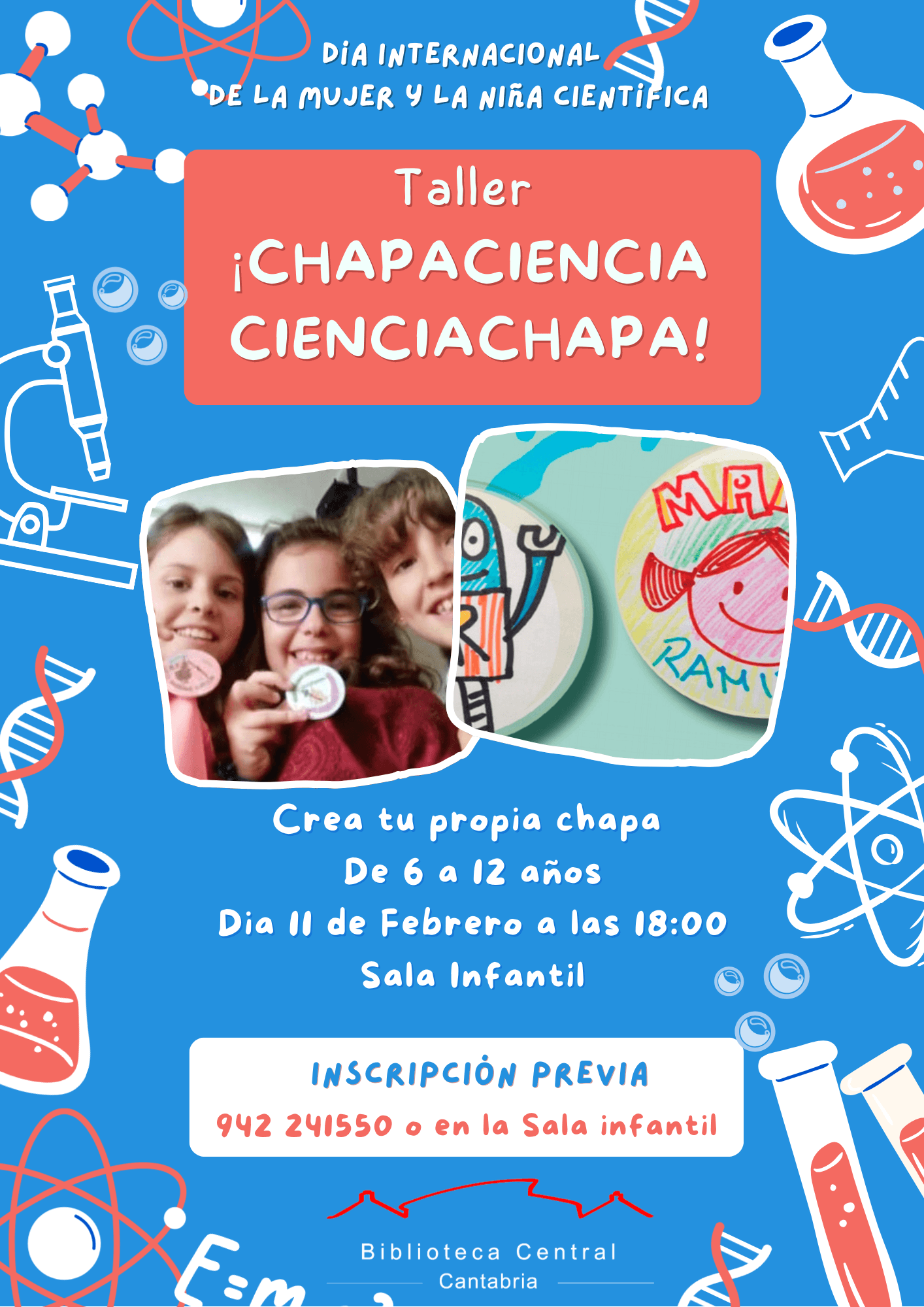 Taller infantil 'Chapa ciencia, Ciencia chapa'
