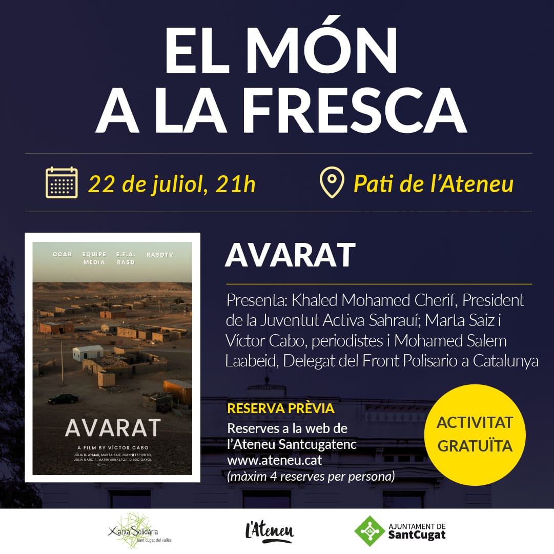 Cinema documental El món la fresca amb Avarat