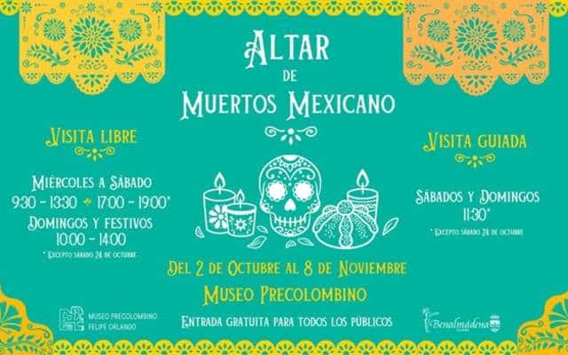 Altar de Muertos Mexicano en el Museo Precolombino Felipe Orlando