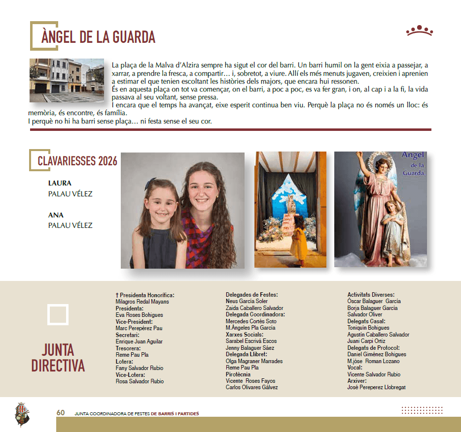 Programa d'actes Barri Àngel de la Guarda