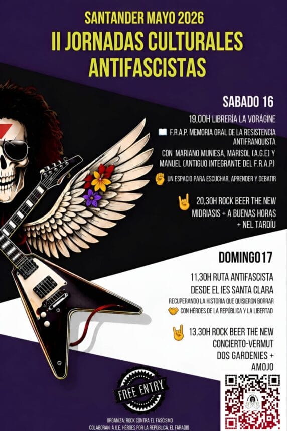 II Jornadas Culturales Antifascistas - Conciertos en Rock Beer the New