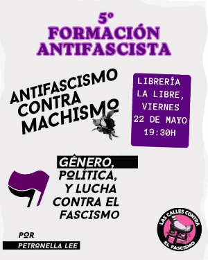5º formación antifascista: Antifascismo contra el machismo
