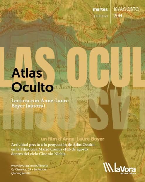 Atlas oculto. Lectura con Anne-Laure Boyer