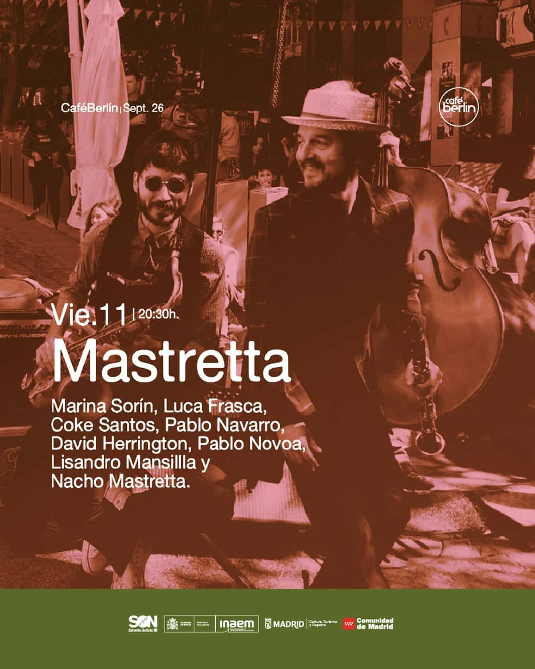 Mastretta en Café Berlín
