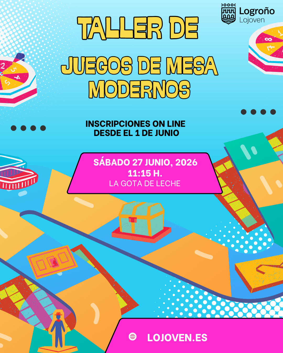Taller de juegos de mesa modernos Junio