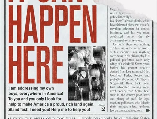 Tertulia literaria: It Can't Happen Here