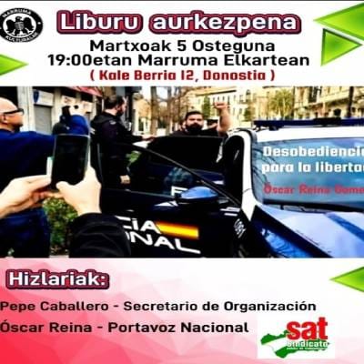 Presentación del libro: Desobediencia para la libertad