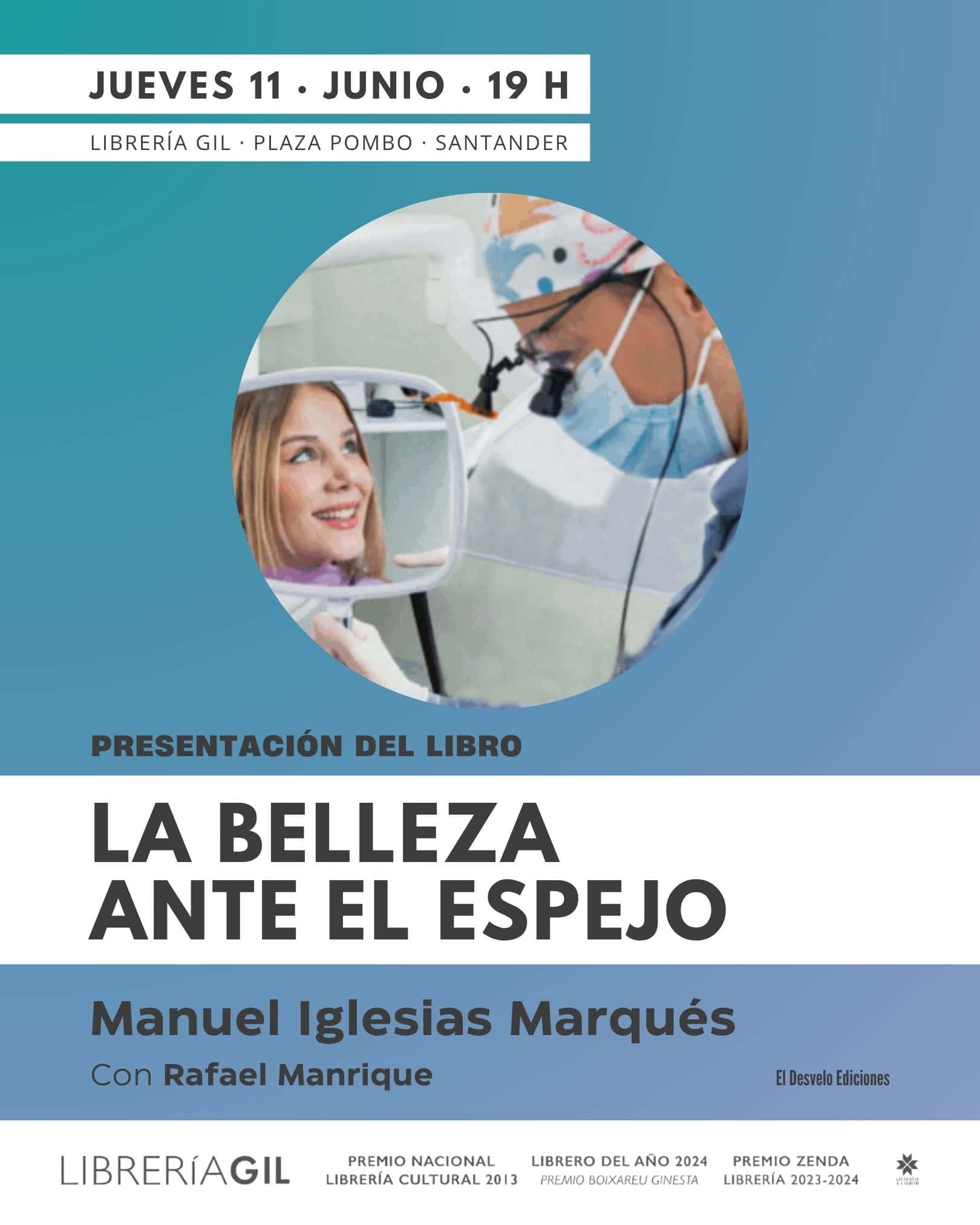 Presentaci贸n del libro 'La belleza ante el espejo' de Manuel Iglesias Marqu茅s