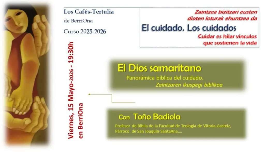 Café-tertulia con Toño Badiola: El Dios samaritano