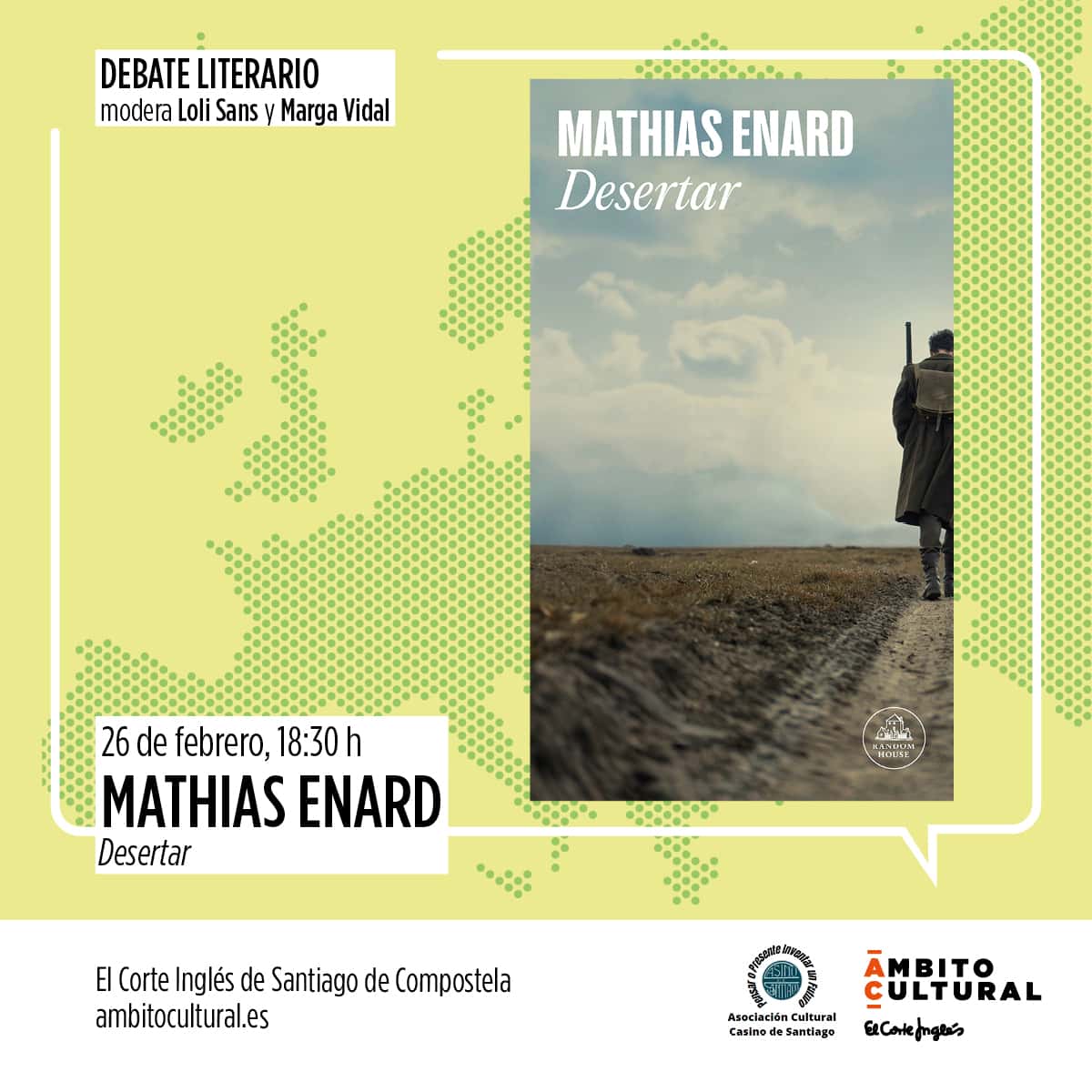 Debate sobre la novela 'Desertar' de Mathias Enard