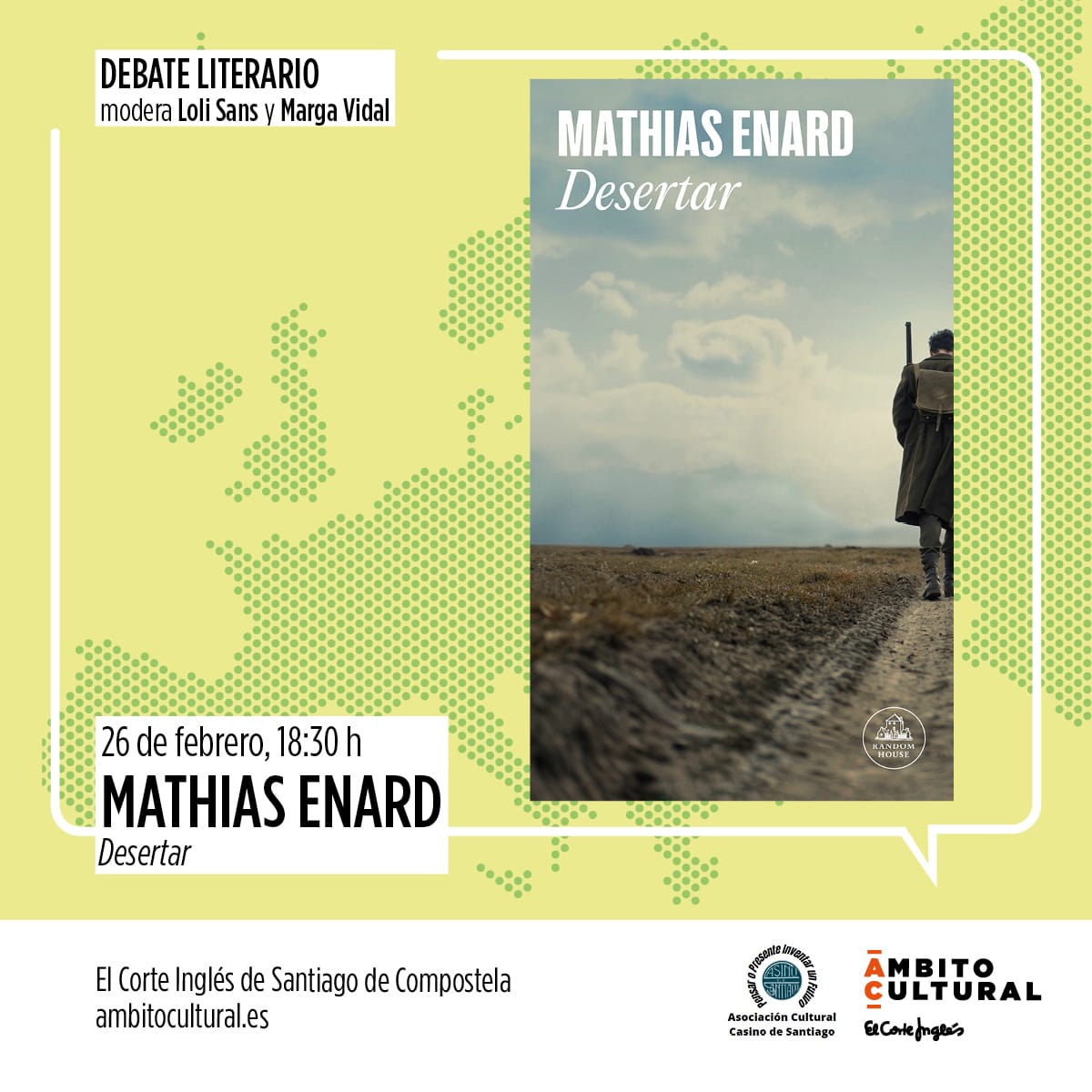 Debate sobre la novela 'Desertar' de Mathias Enard