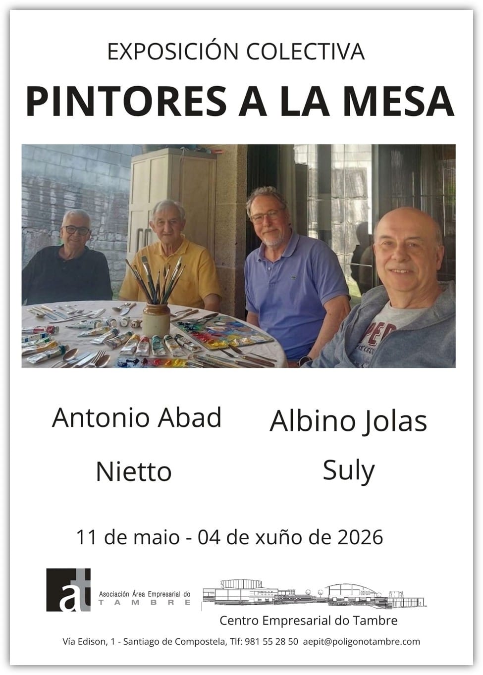 Exposición colectiva 'Pintores a la mesa'