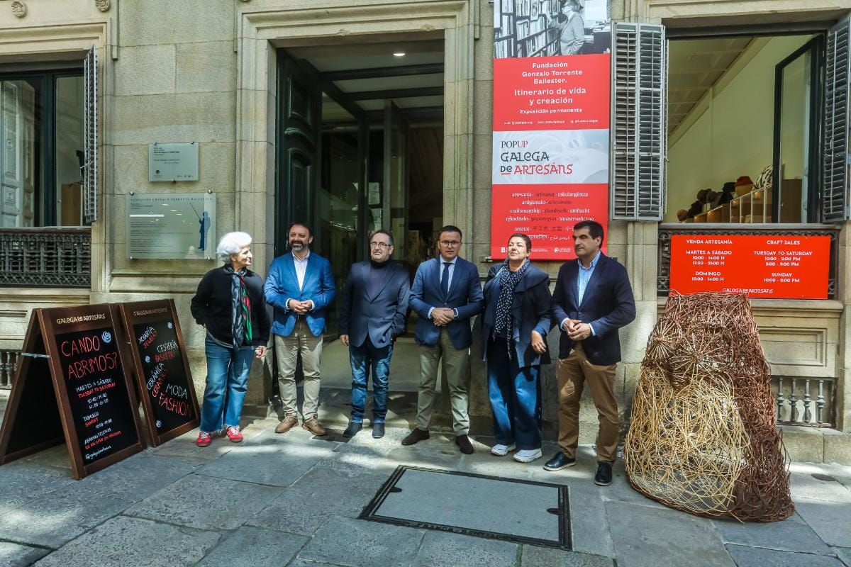Tienda efímera de artesanía gallega