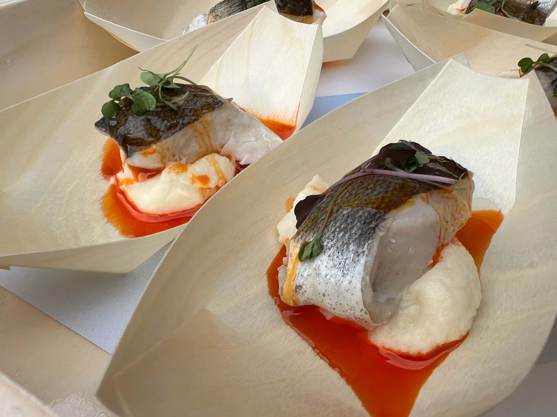 Degustación de tapas de la Cofradía de Pescadores de Laxe