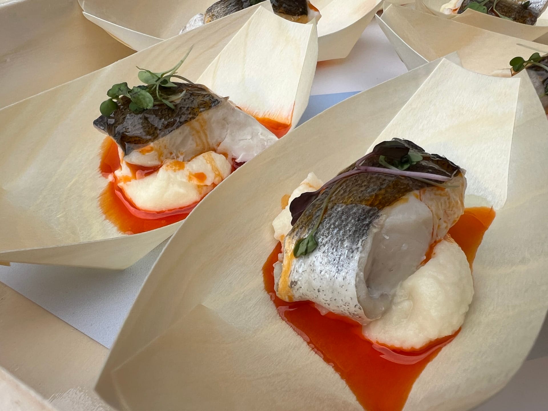 Degustación de tapas de la Cofradía de Pescadores de Laxe