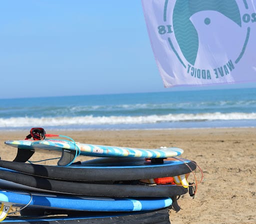 WAVEADDICT: Escuela de surf y paddlesurf en Vilanova