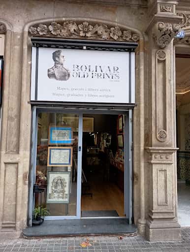 Bolivar Old Prints: mapas antiguos en el Eixample