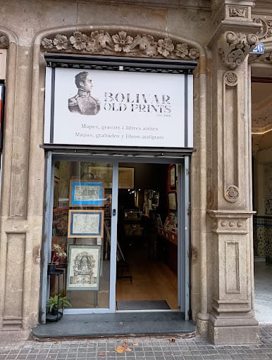 Bolivar Old Prints: mapas antiguos en el Eixample