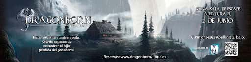 Dragonborn: cómics, juegos de mesa y escape room en Vitoria