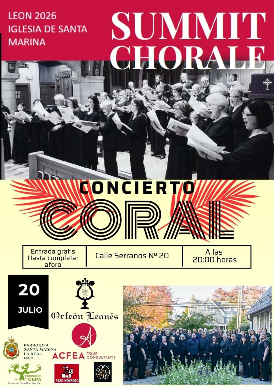 Concierto gratuito | Summit Chorale & Orfeón Leonés