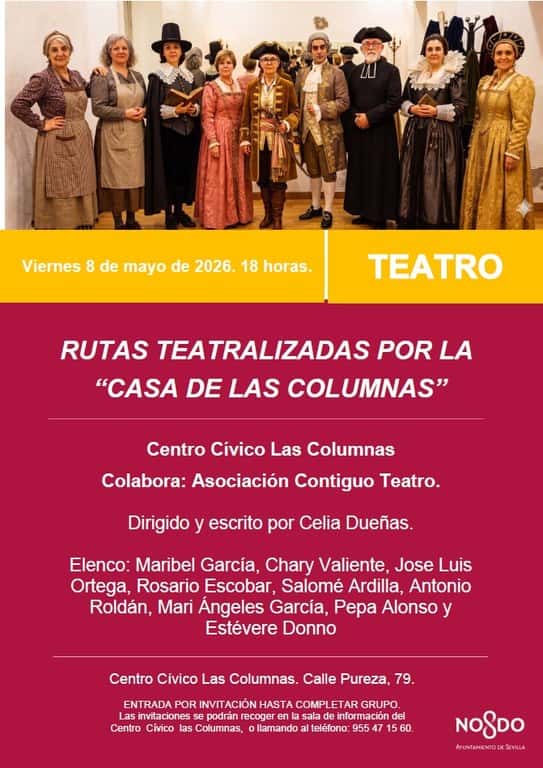 Rutas teatralizadas por la Casa de las Columnas