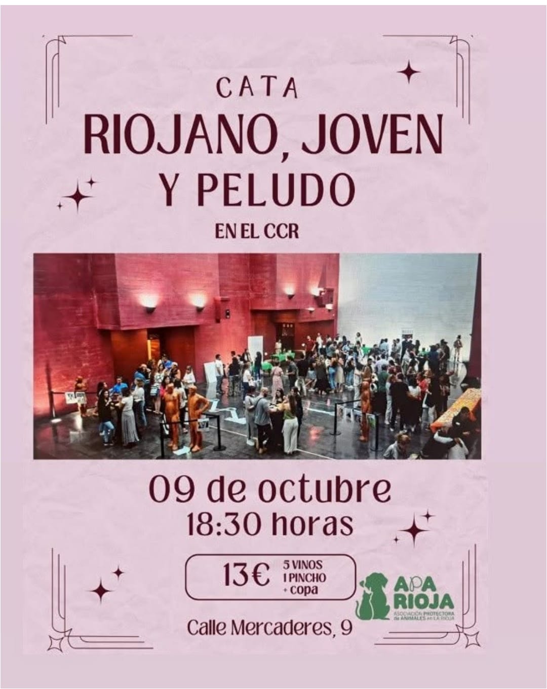 Cata riojano, joven y peludo