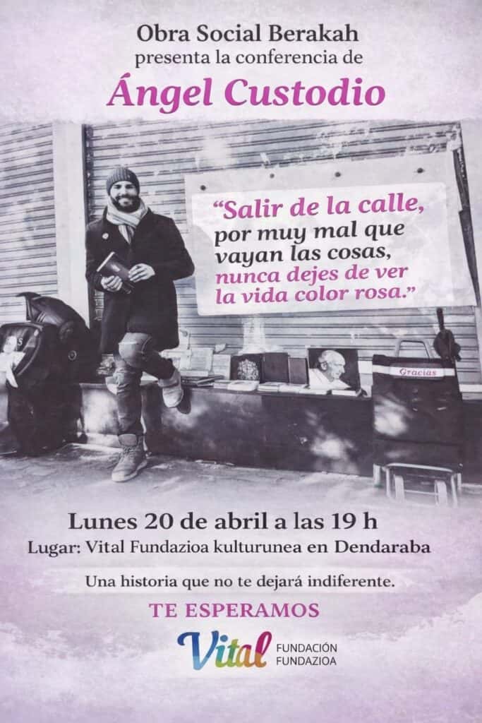 Conferencia 'Salir de la calle' con Ángel Custodio