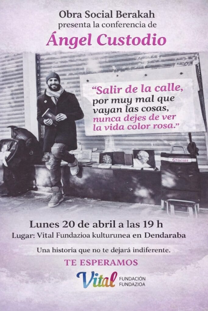 Conferencia 'Salir de la calle' con Ángel Custodio