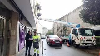 Iluminaci贸n art铆stica de la fachada de Santa Clara