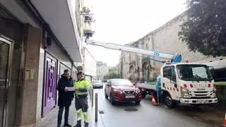 Iluminación artística de la fachada de Santa Clara