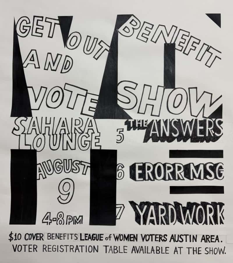 Get Out and Vote Benefit Show!