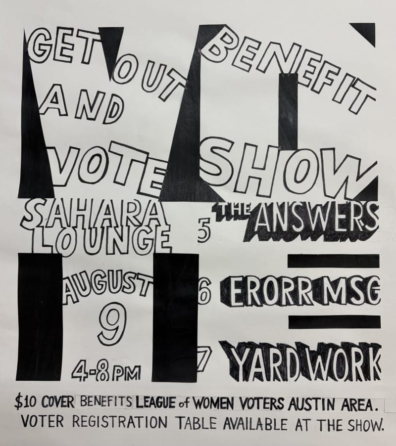 Get Out and Vote Benefit Show!