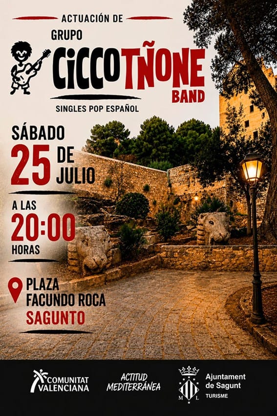 Cena en Ciutat Vella, con CiccoTñone Band