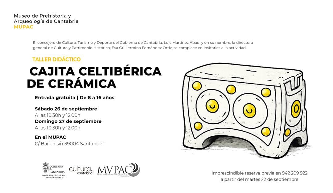 Taller infantil para elaborar una cajita celtibérica de cerámica