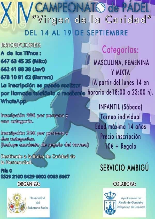 XIV Campeonato de Pádel Virgen de la Caridad