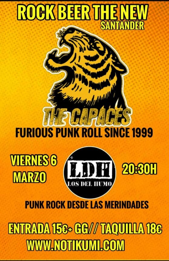 The Capaces y Los del Humo en Santander