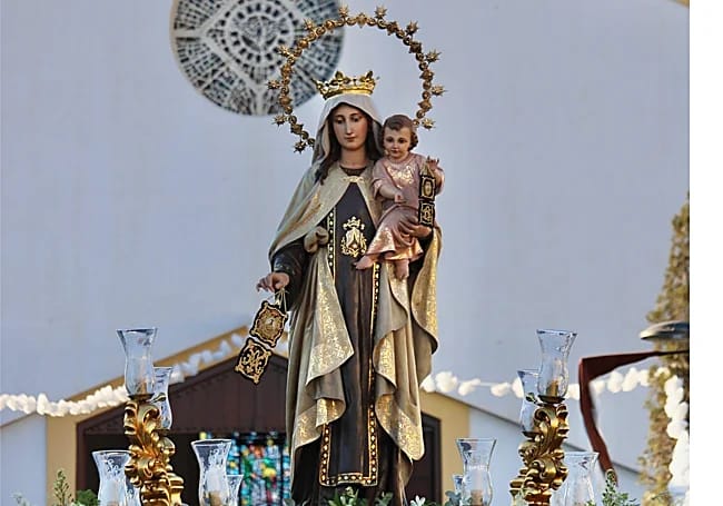 Procesión de la Virgen del Carmen de la Colonia de Santa Inés