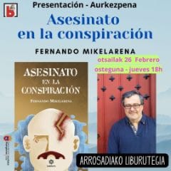 Presentaci贸n del libro: Asesinato en la conspiraci贸n